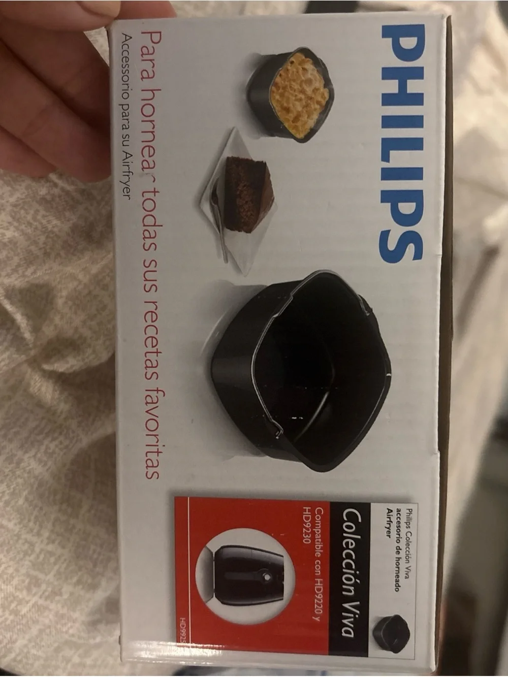 Philips Black Square Nonstick Bake Pan with Removable Handle